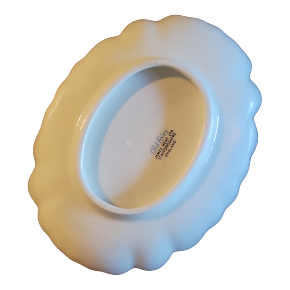 Vtg 1955 James Kent Old Foley Gold Rim Rose Porcelain Bonbon Candy Trinket Dish - Picture 4 of 5